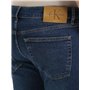 Calvin Klein Jean Homme Slim Taper Fuselé, Bleu (Denim Dark), 32W/38L