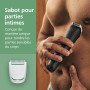 Philips Tondeuse tout-en-un Multigroom série 3000 9 accessoires - Tondeuse pour barbe, cheveux et corps, Lames auto-affûtées res