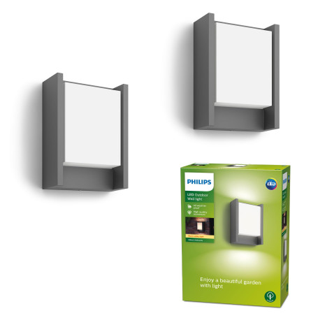 Philips Arbour Applique murale LED d'extérieur (6 W)
