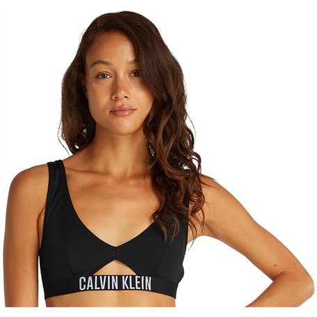 Calvin Klein Haut de Bikini Brassière Femme Ajouré