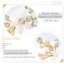 IYOU mariée fleur épingles à cheveux strass or mariée pinces à cheveux perle accessoires de cheveux de mariage pour femmes et fi