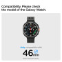 Spigen Bezel Tune Anneau de Lunette Compatible avec Samsung Galaxy Watch 8 Classic 46mm (2025) Bezel Ring - Argent