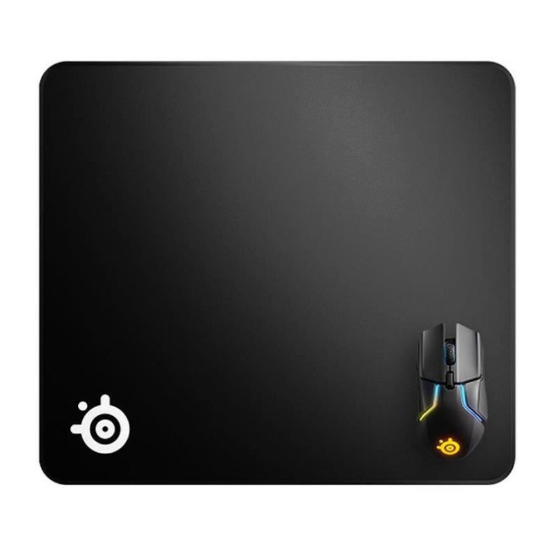 Tapis de Souris SteelSeries Qck Edge Medium Jeux Noir 27 x 32 cm