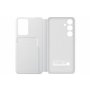 Samsung Etui Portefeuille Smart View pour S24 FE Blanc