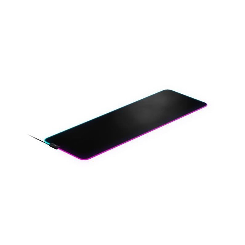 Tapis de Souris SteelSeries 63826 90 x 30 cm Jeux Noir LED RGB