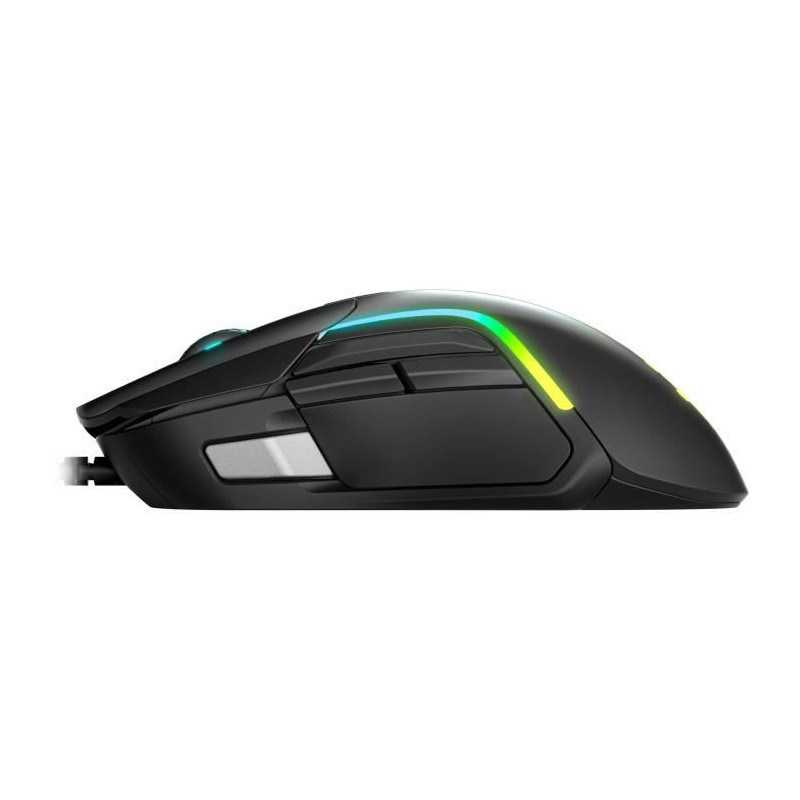 Image secondaire de Souris Gaming SteelSeries 62551 Jeux Noir Avec câble Lumières LED