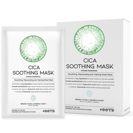#OOTD Cica Soothing Sheet Mask – Masque apaisant à la cica
