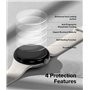 Ringke Protecteur d'écran Compatible avec Google Pixel Watch 2/1 41mm [Dual Easy Film] [3 Pack] Application Facile Attachement s