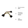 Cablepelado Câble d'alimentation multiplicateur SATA mâle vers 2 x SATA femelle 0,20 m