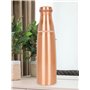 Zap Impex Travellers Bouteille d'eau 100% cuivre pur avec verre pour les avantages ayurvédiques – Carafe d'eau design, sans join