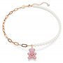 Swarovski Collier Teddy rosé