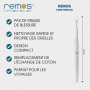 REMOS Cure-oreilles en acier inoxydable pour enlever le cérumen 14 cm satin