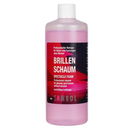 Nettoyant pour lunettes (200 ml de recharge de 200 ml) sans alcool - Sans traces - Pour un nettoyage doux et professionnel des l