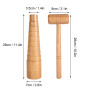 2 pièces en bois calibrateur de mandrin fabrication de bijoux ajuster le dimensionnem
