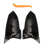 M Look Lot de 2 coques de rétroviseurs sport pour X1 F48 Aspect tuning 2014-2021, MPV F46 218i F45 220i Extérieur Accessoires de