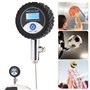 Felenny Testeur de Pression de Balle Manomètre de Pression de Ballon de Football Baromètre de Balle Portable avec Affichage Numé