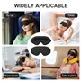 SUNNIFLY Masque de Nuit, 3D Cache yeux pour Dormir, Voyage Accessoires, Blackout soft Adjustable, Ideal for Travelling, Office a