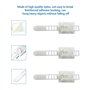 GPtzlei 50 Attaches Câbles Réglables Réutilisables, Clips de Gestion Câble Auto-Adhésifs en Nylon avec Adhésif Fort - Organiseur