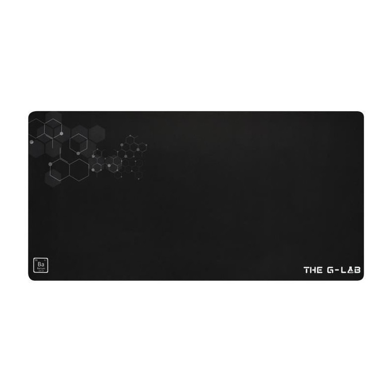 Tapis de Souris The G-Lab PAD-BARIUM 90 x 45 cm Jeux Noir