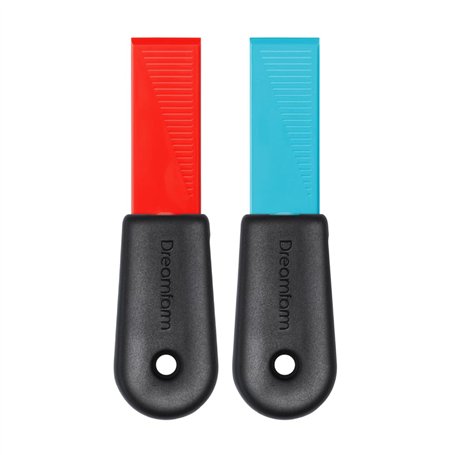 Dreamfarm Cleana Lot de 2 grattoirs auto-affûtants 2 en 1 sans danger pour les fêtes