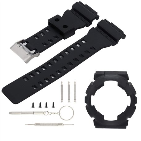 Candeon Bracelet de Montre Bracelet de Remplacement de Bracelet de Montre en Silicone avec boîtier de Montre Convient pour G Sho