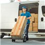Lot de 4 Sangles d'arrimage à cliquet de 4 m - Robustes - avec cliquet - pour Transport de matériel, Moto, vélos, déménagement,