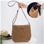 MLPKOI 1 Sac à Bandoulière en Paille pour Femme, Boho Eté Plage Paille Sac à Main Panier avec Bandoulière, pour Plage, Voyage et