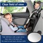 VIVIDRISE Miroir Voiture Bébé, Retroviseur Siege Voiture Bébé avec Sangle à Boucle Réglable, Incassable Automobile Bébé Retrovis