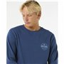 Sweat sans capuche homme Rip Curl Stapler Crew Bleu