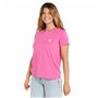 T-shirt à manches courtes femme Rip Curl Re-Entry Crew Tee Rose Fuchsia