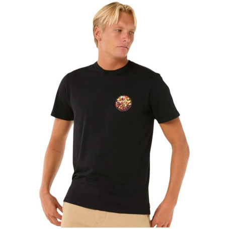 T-shirt à manches courtes homme Rip Curl Passage Tee Noir