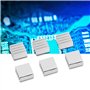 Heatsink, Chip Heat Sink, Adhesive Aluminum Chip Heat Sinks Fast Heat Dissipation for 3D Printer A4988 (10 Pack)