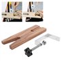 Bijoutiers Bench Pin Clamp Pince à anneau en bois Fabrication de bijoux Étau Établi en bois Bijoutiers faisant des outils de tra