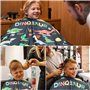 Adapté aux enfants cape coiffeur，cape de coiffeur，cape coiffure，blouse coiffeur，cape de coupe coiffure