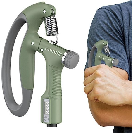 GYM RAG 10-100kg Main Grip Renforcer Exerciseur - Poignées de Main Réglable Renforcement avec Ressort en Acier Inoxydable pour P