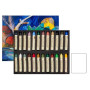 Sennelier Pastels à Huile 24 Couleurs Paysage - Made in France et 1 Cartes Postales