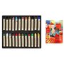Sennelier Pastels à Huile 24 Couleurs Paysage - Made in France et 1 Cartes Postales