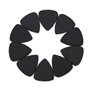 10 pièces accessoire d'instruments de corde de plectre de feutre de laine pour ukulélé de guitare basse acoustique électrique(No