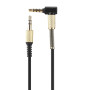Casque de câble auxiliaire Fil de 3,5 mm Casque de câble Micro Compatible avec II pour Voiture, Casque, Lecteur MP3, Ordinateur