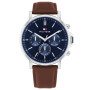 Tommy Hilfiger Montre Analogique Multifonction à Quartz pour Homme avec Bracelet en Acier Inoxydable ou en Cuir