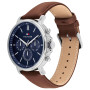 Tommy Hilfiger Montre Analogique Multifonction à Quartz pour Homme avec Bracelet en Acier Inoxydable ou en Cuir