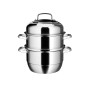 VENTION Cuiseur Vapeur INOX 28 cm, Cuit Vapeur Induction 3 Etages