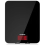 ACCUWEIGHT 201 Balance de cuisine numérique avec plate-forme en verre trempé Balance électronique pour aliments avec écran LCD, 