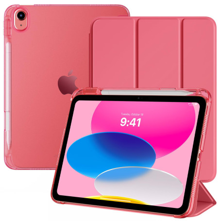 TiMOVO Coque pour iPad 11 Pouces(A16) 2025, iPad 10ème Génération 10,9 Pouces 2022 avec Porte-Stylet, Légère & Mince Étui Arrièr