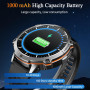 OUKITEL Montre Connectée Homme BT13 Batterie 1000mAh Écran AMOLED 1,73 Pouces Chat GPT Smartwatch IP68 Étanche 100 Modes Sportif