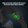 moofit HW401 Cardiofrequencemetre Brassard Rechargeable, Support Bluetooth/Ant+, Étanche IP67 Capteur Fréquence Cardiaque Poigne