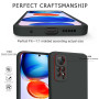 Vancle Coque Compatible pour Xiaomi Redmi Note 11 4G / 11S 4G, Coque en Silicone avec Design Spécial Bord Droit pour SXiaomi Red