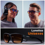 Horus X • Lunette Anti Lumière Bleue Homme Femme | Lunette Gaming pour Ecran Anti Fatigue & Migraine Oculaire | Verres Ambrés