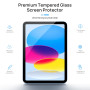 Gerutek [Lot de 2 Verre Trempé Pour iPad 11ème Génération 2025 (A16)/10ème Gén 2022, 11/10.9 Pouces, 9H Dureté, Haute Définition