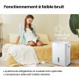 COMFEE' Déshumidificateur 2-EN-1,Elimine l'humidité jusqu'à 20L/Jour, Purification d'air avec ioniseur, 4 Modes, Fonction Air Sw